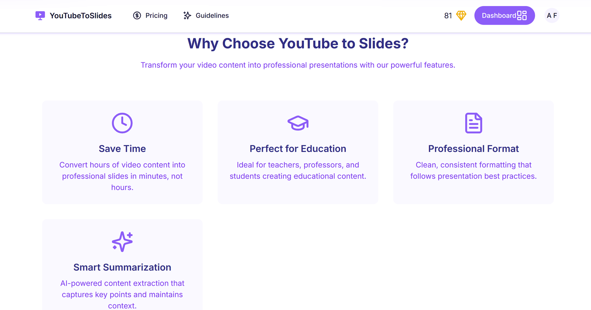 YouTubeToSlides thumbnail 1