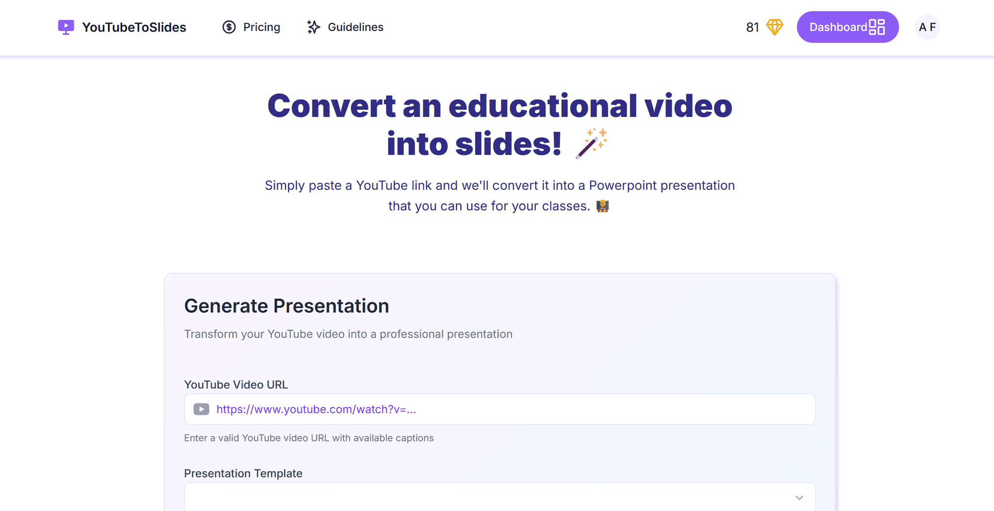 YouTubeToSlides thumbnail 3